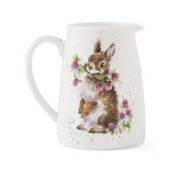 'Head Clover Heels' Rabbit 8Cm Posy Jug>Wrendale Outlet