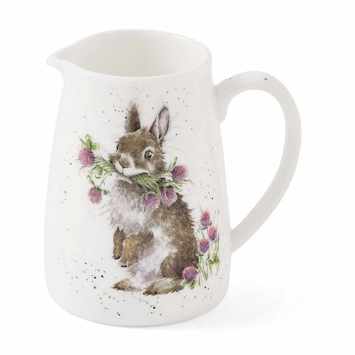 'Head Clover Heels' Rabbit 8Cm Posy Jug>Wrendale Outlet