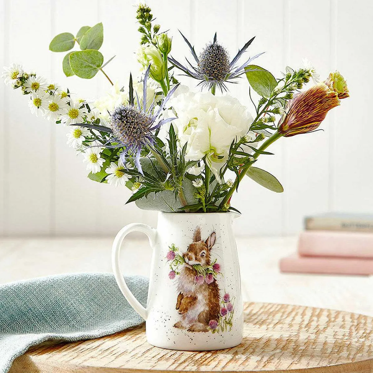 'Head Clover Heels' Rabbit 8Cm Posy Jug>Wrendale Outlet