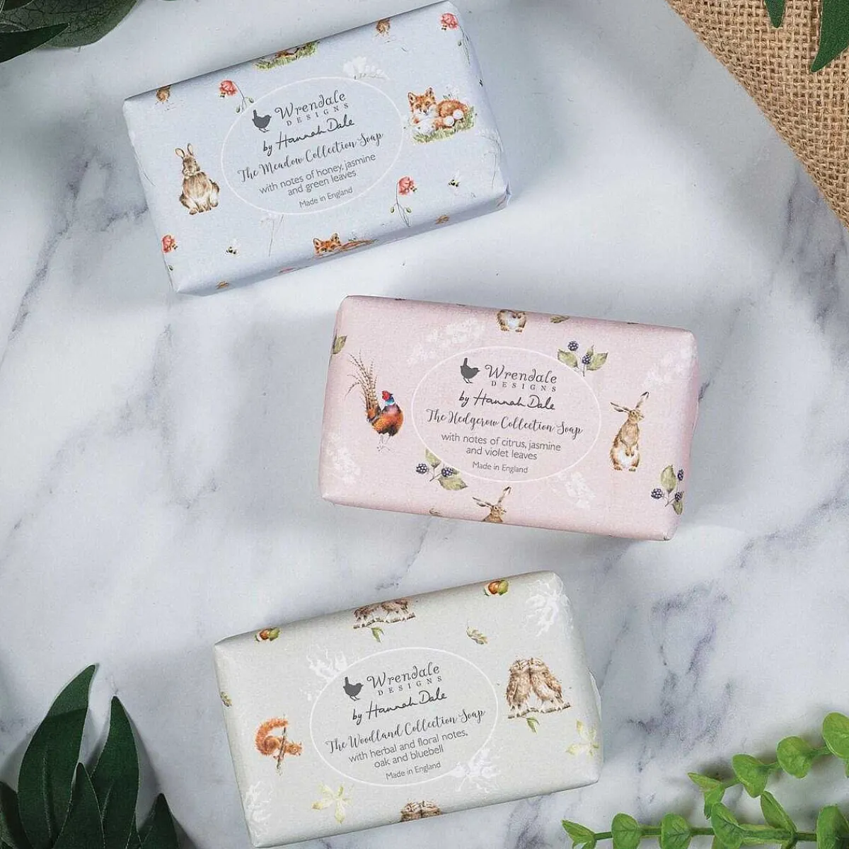 Hedgerow 190G Soap Bar>Wrendale Cheap