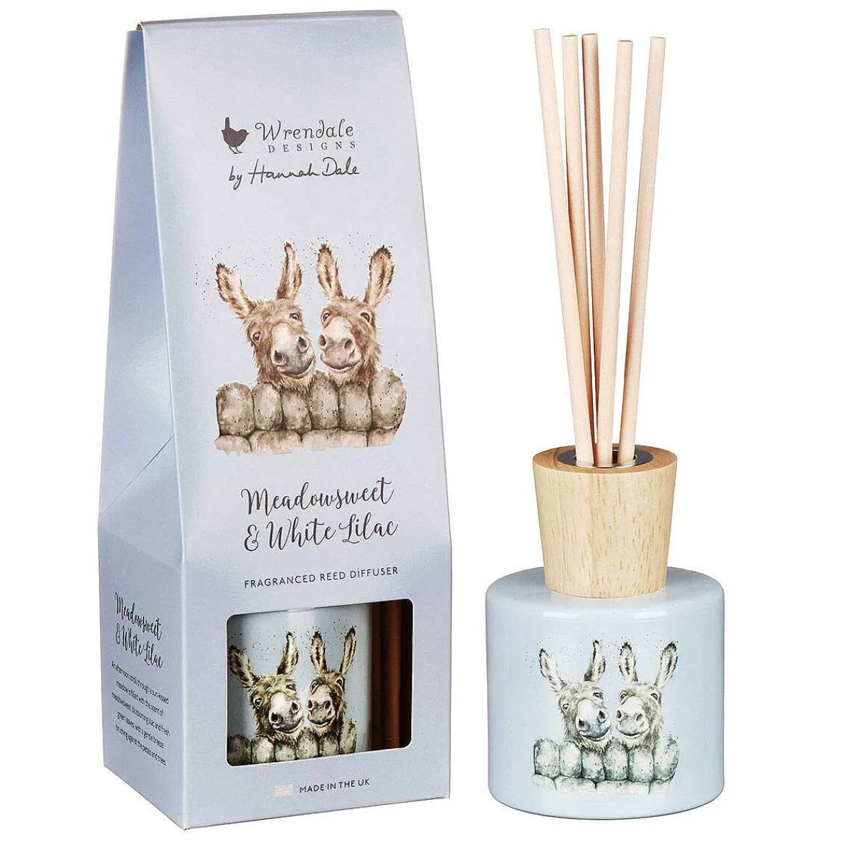 'Hee Haw' Meadow Donkey Reed Diffuser>Wrendale Shop
