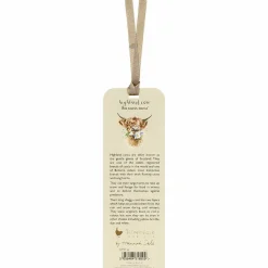 'Heilan Coo' Highland Cow Bookmark><noscript><img width=
