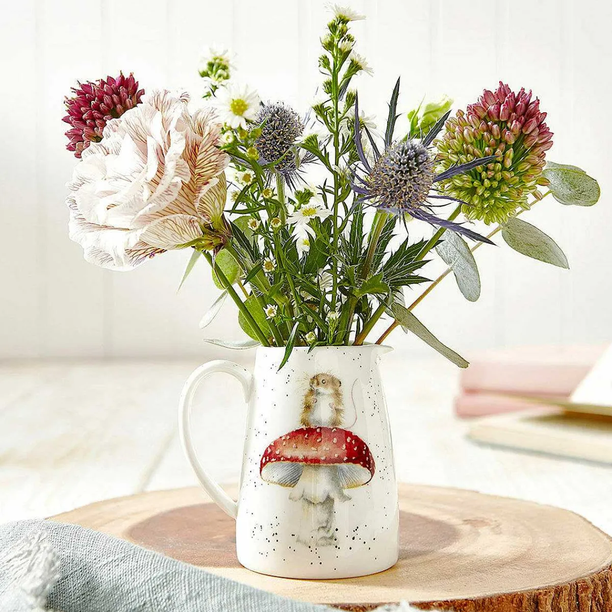 'He's A Fun-Gi' Mouse 8Cm Posy Jug>Wrendale Cheap