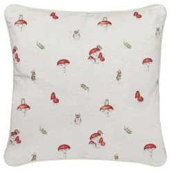 'He's A Fun-Gi' Mouse Square Cushion>Wrendale New