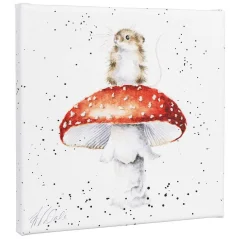 'He's A Fun-Gi' Small Canvas>Wrendale Best Sale