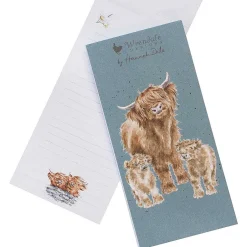 Highland Wishes Cow Magnetic Shopping Pad>Wrendale Online