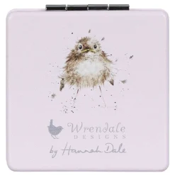 'Home Tweet Home' Wren Compact Mirror>Wrendale Online