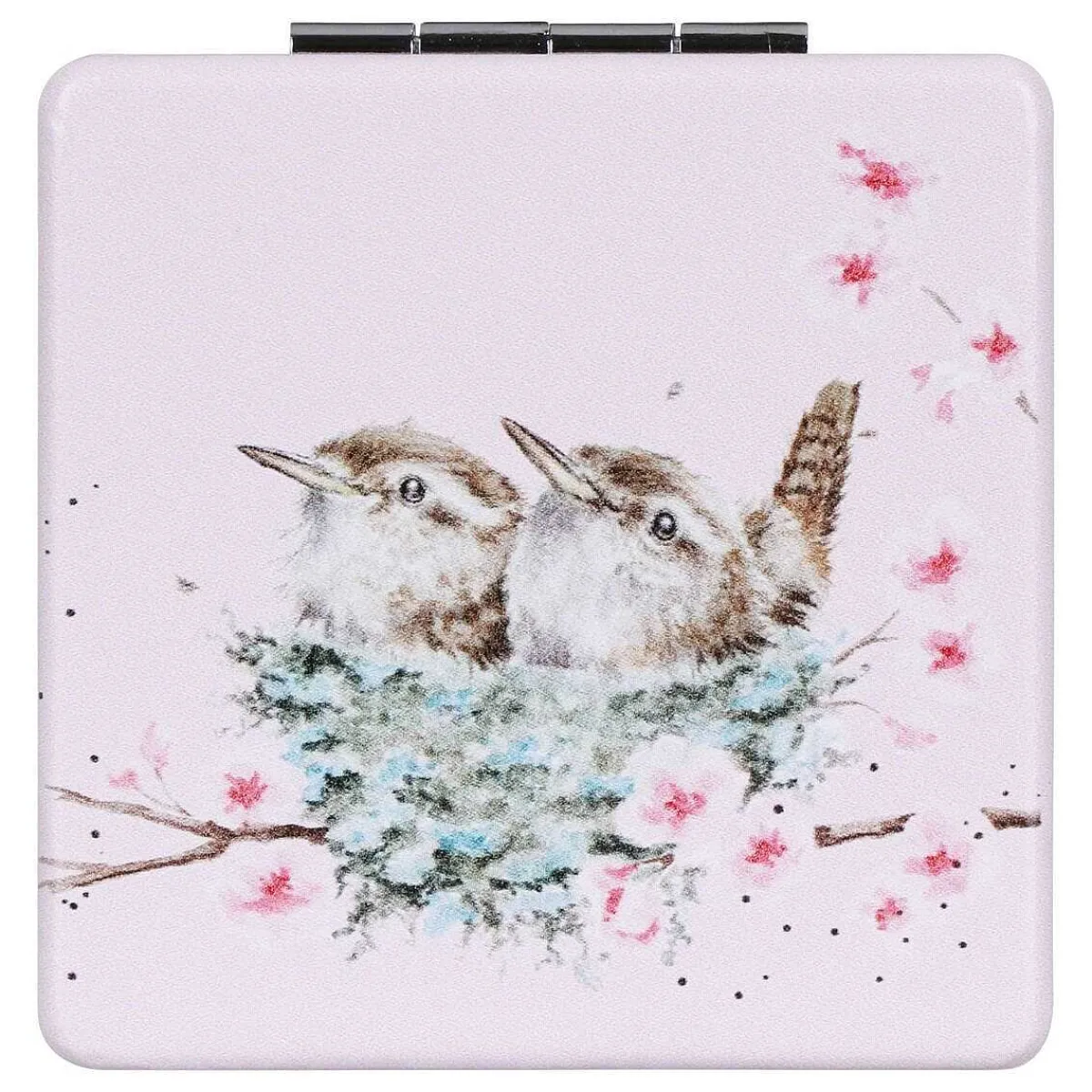 'Home Tweet Home' Wren Compact Mirror>Wrendale Online