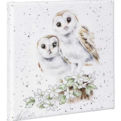 'Hooting For You' Owl Small Canvas>Wrendale Store