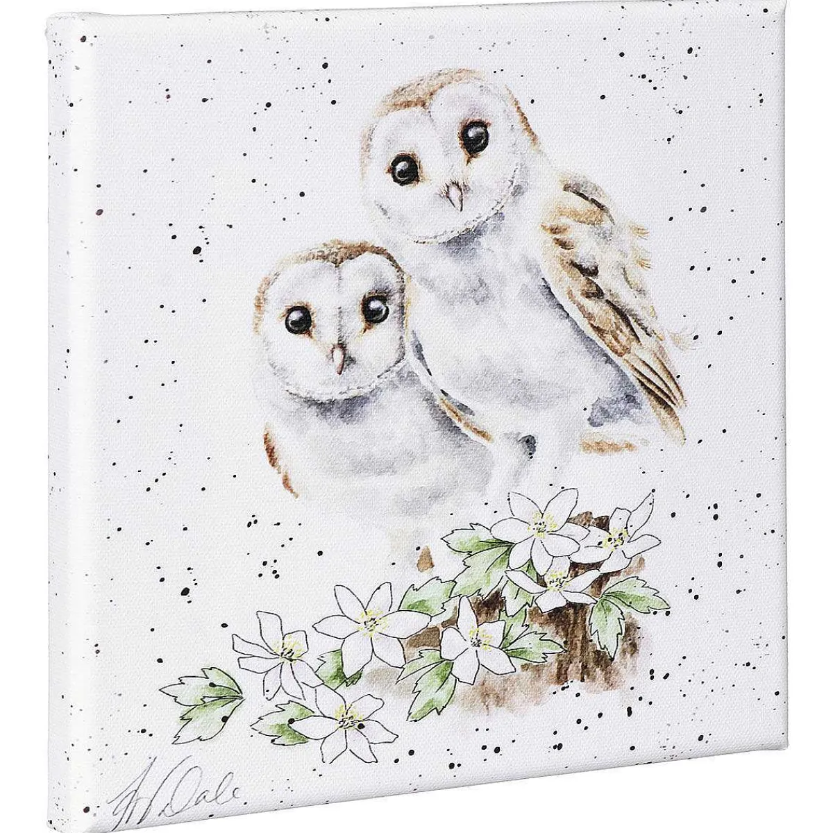 'Hooting For You' Owl Small Canvas>Wrendale Store