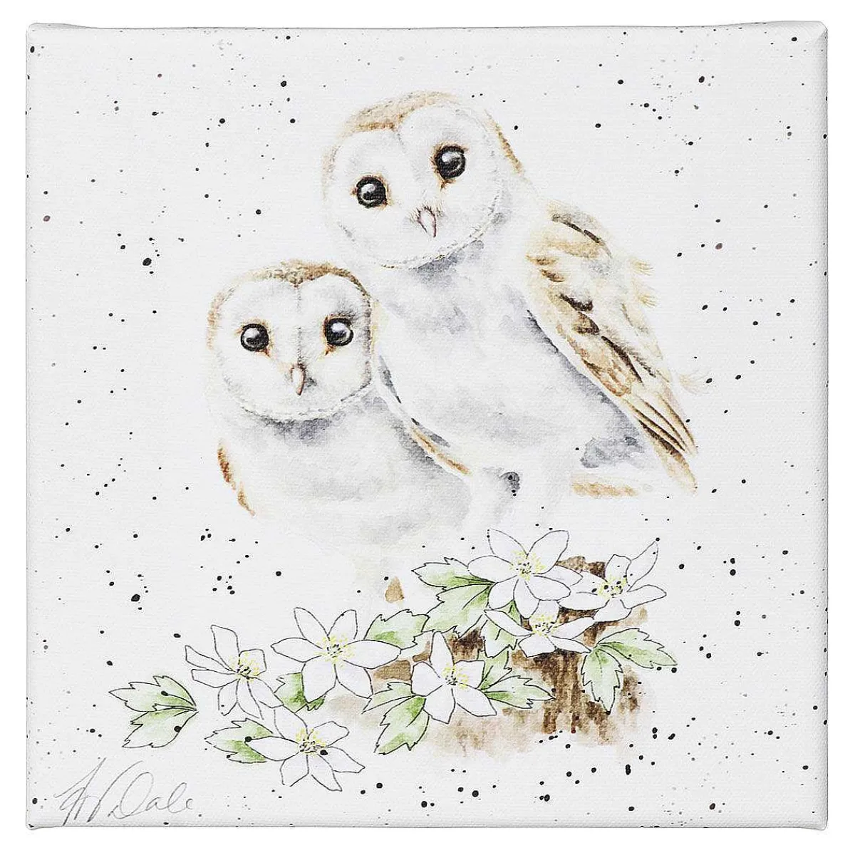 'Hooting For You' Owl Small Canvas>Wrendale Store