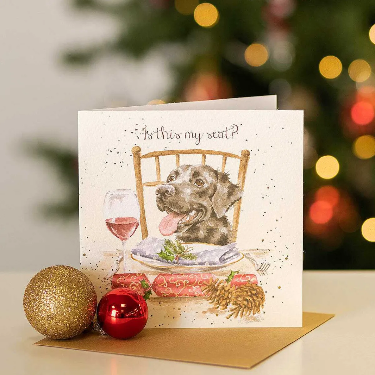 'Is This My Seat?' Christmas Card>Wrendale Outlet