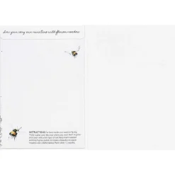 'Just Bee-Cause' Bumblebee Seed Card>Wrendale Outlet