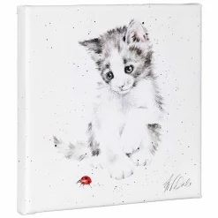 'Ladybird' Kitten Small Canvas><noscript><img width=