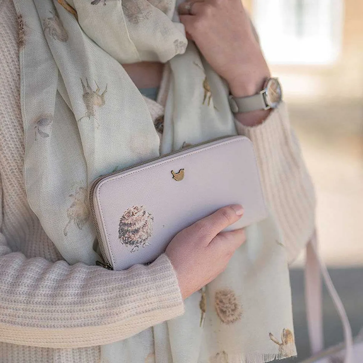 Large 'Woodlanders' Owl Purse>Wrendale Store