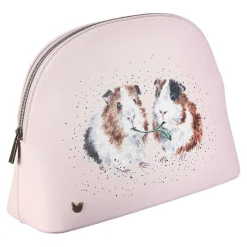 'Lettuce Be Friends' Guinea Pig Large Cosmetic Bag>Wrendale Fashion