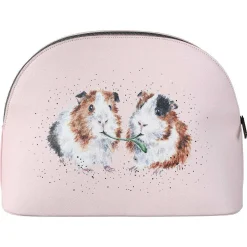 'Lettuce Be Friends' Guinea Pig Large Cosmetic Bag><noscript><img width=