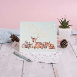 Little Forest New Baby Card>Wrendale Cheap