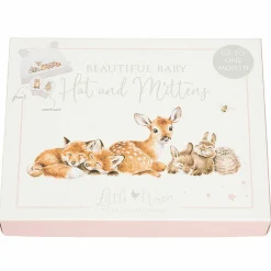 Little Forest Newborn Baby Hat And Mitten Set><noscript><img width=