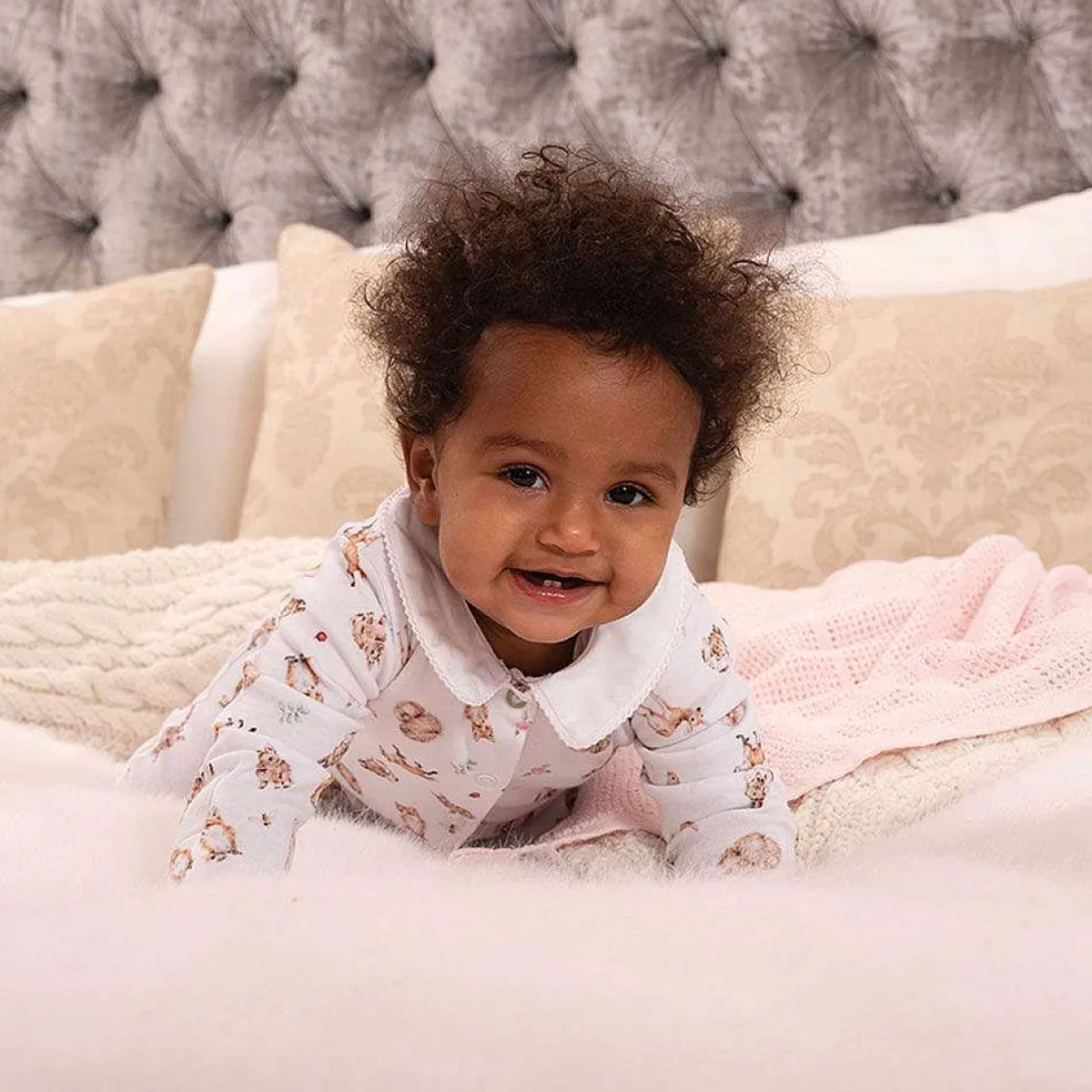 Little Forest Printed Babygrow>Wrendale Best Sale