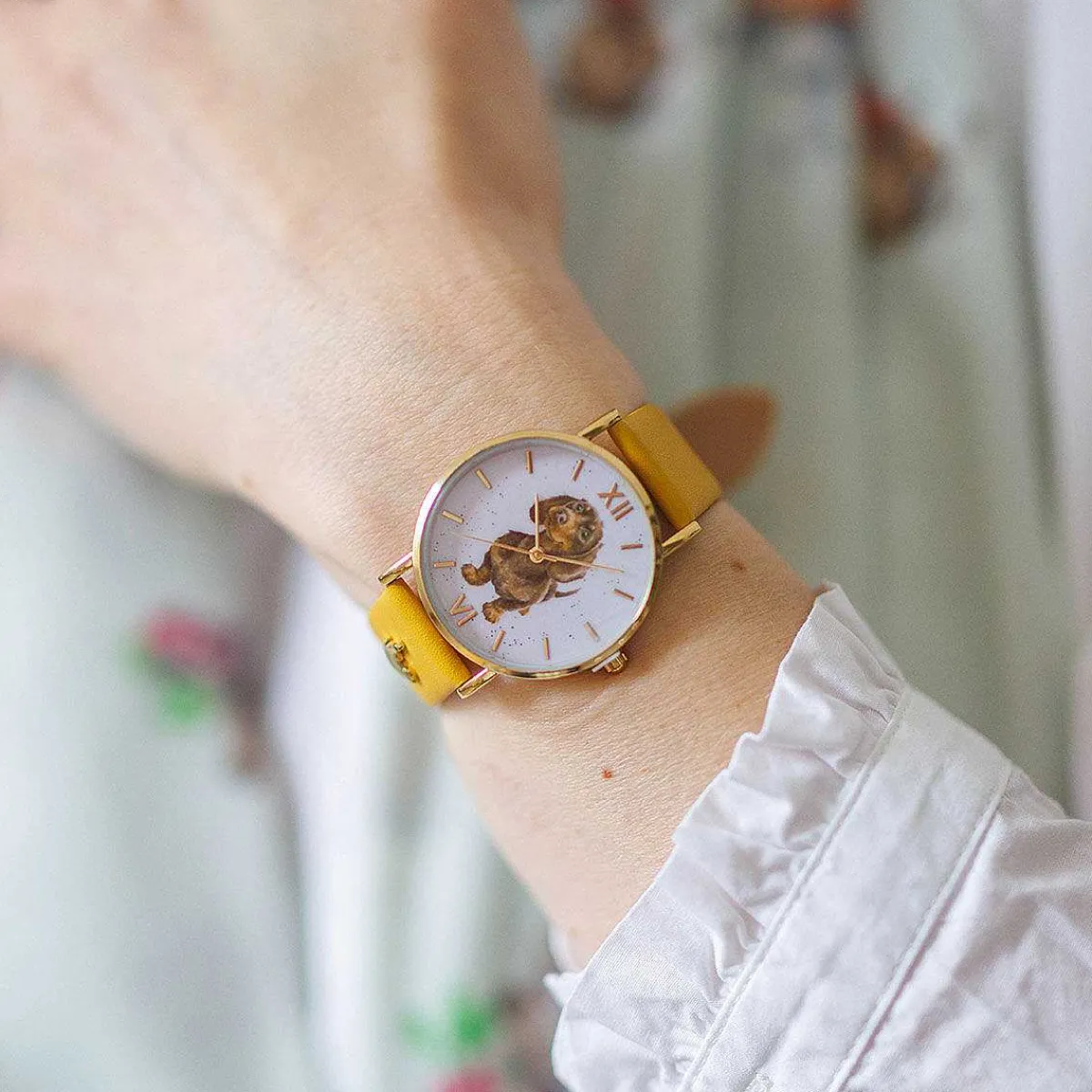 'Little One' Dog Leather Watch>Wrendale Fashion