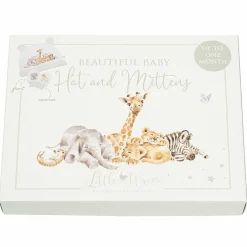 Little Savannah Newborn Baby Hat And Mitten Set>Wrendale Cheap