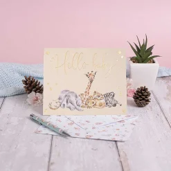 Little Savannah Hello Baby Card>Wrendale Online