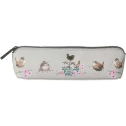 'Little Tweets' Wren Pencil Case/Brush Bag>Wrendale Hot