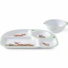 Little Wren Divided Tray & Bowl Two Piece Melamine Set>Wrendale Flash Sale