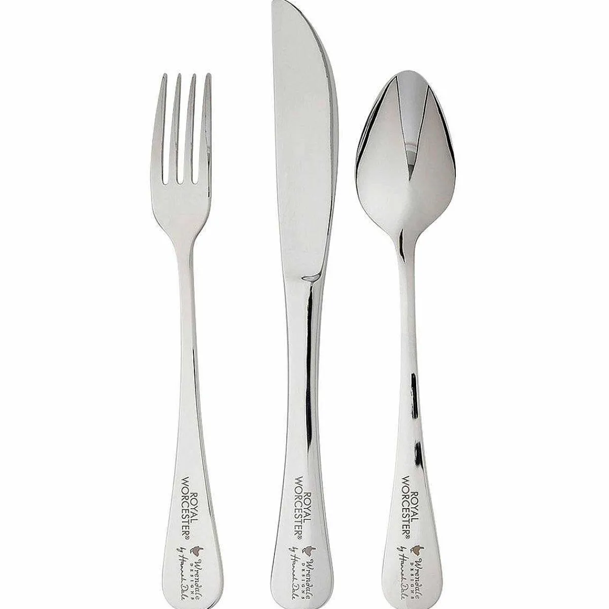 Little Wren Three Piece Stainless Steel Children's Cutlery Set>Wrendale Fashion