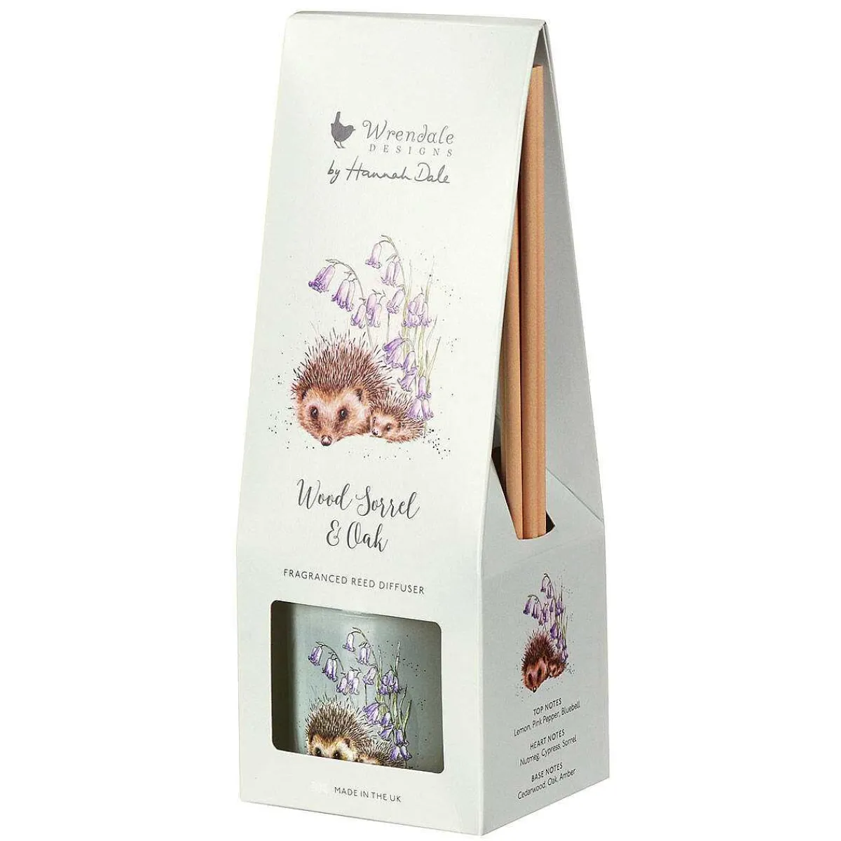 'Love And Hedgehugs' Woodland Hedgehog Reed Diffuser>Wrendale Best Sale