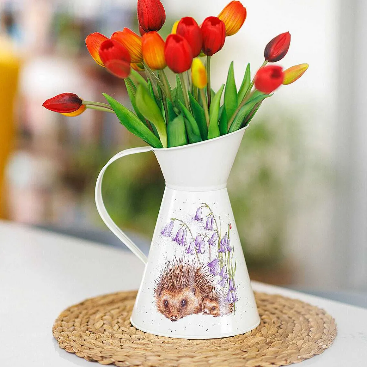 Love And Hedgehugs Hedgehog Flower Jug>Wrendale Flash Sale
