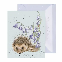'Love And Hedgehugs' Hedgehog 9Cm Mini Card>Wrendale Fashion