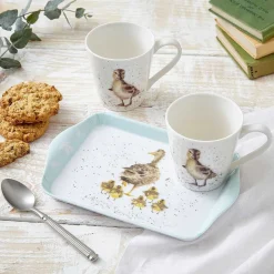 'Lovely Mum' Ducks 3 Piece Mugs & Tray Set>Wrendale Flash Sale