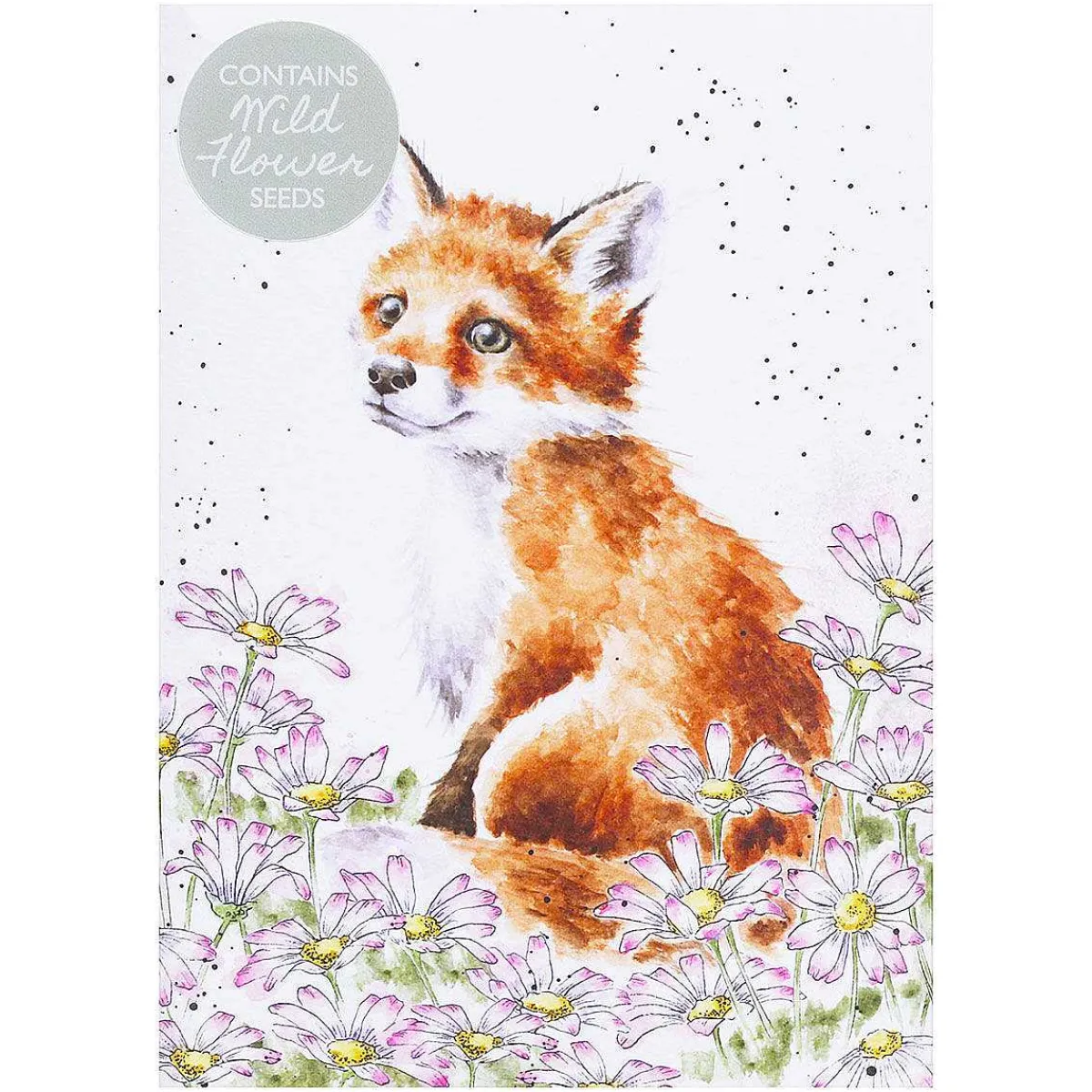 'Make My Daisy' Fox Seed Card>Wrendale Store