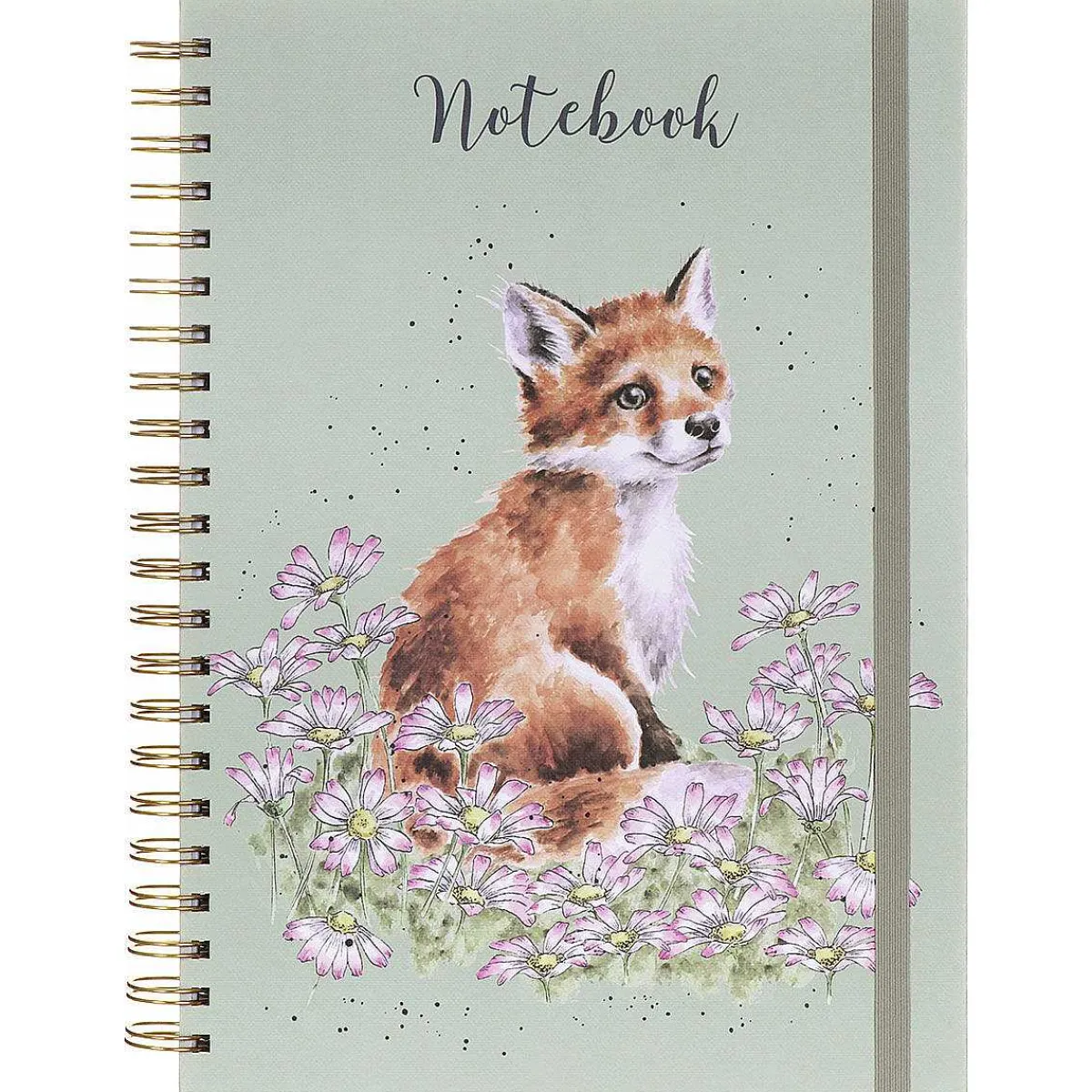 Make My Daisy Fox Spiral Bound A4 Notebook>Wrendale Outlet
