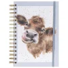 Mooo Cow Spiral Bound A5 Notebook>Wrendale New