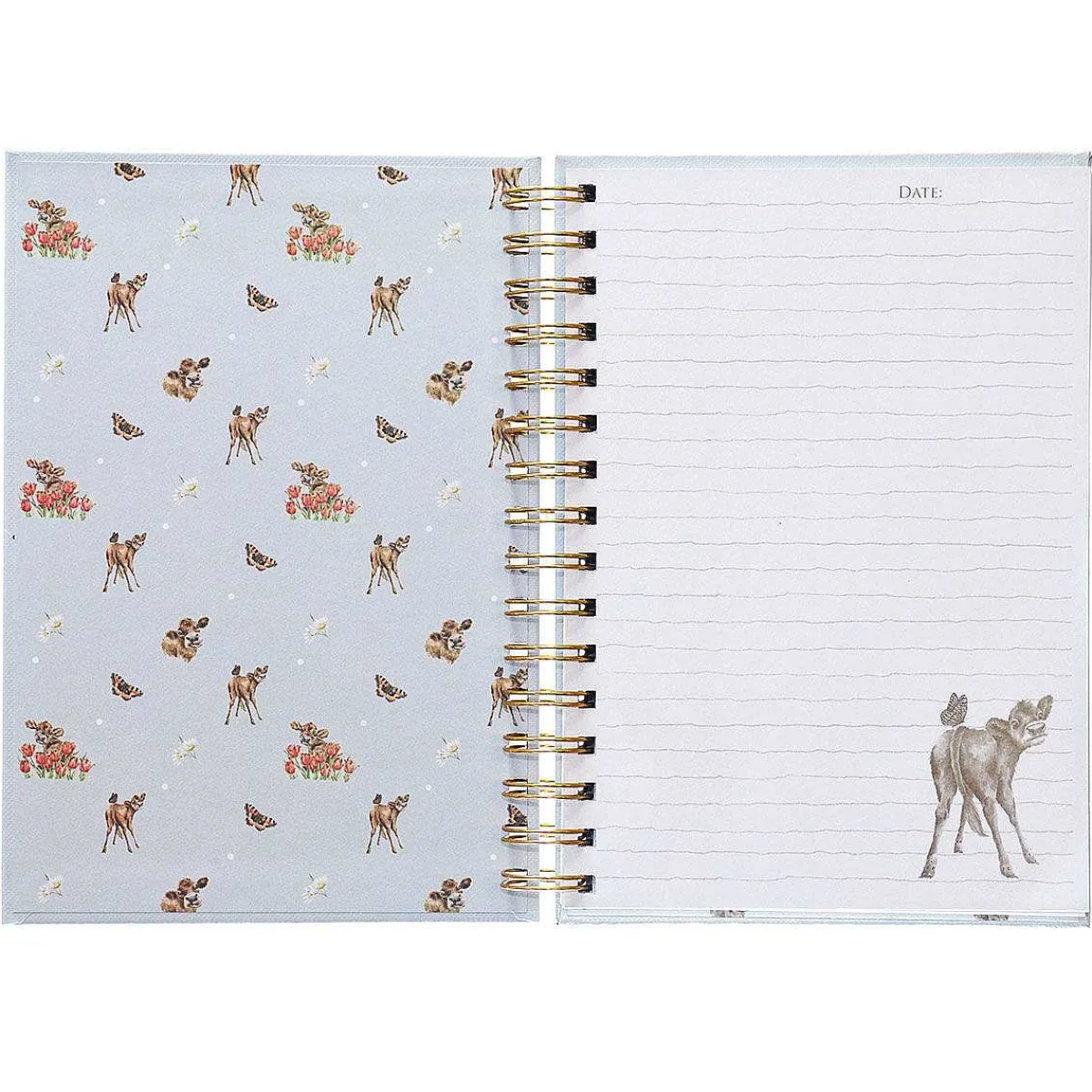 Mooo Cow Spiral Bound A5 Notebook>Wrendale New