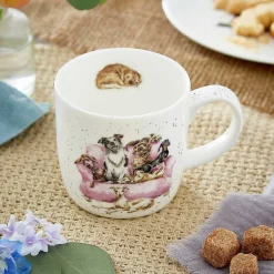 Movie Night Dogs Fine Bone China Mug><noscript><img width=