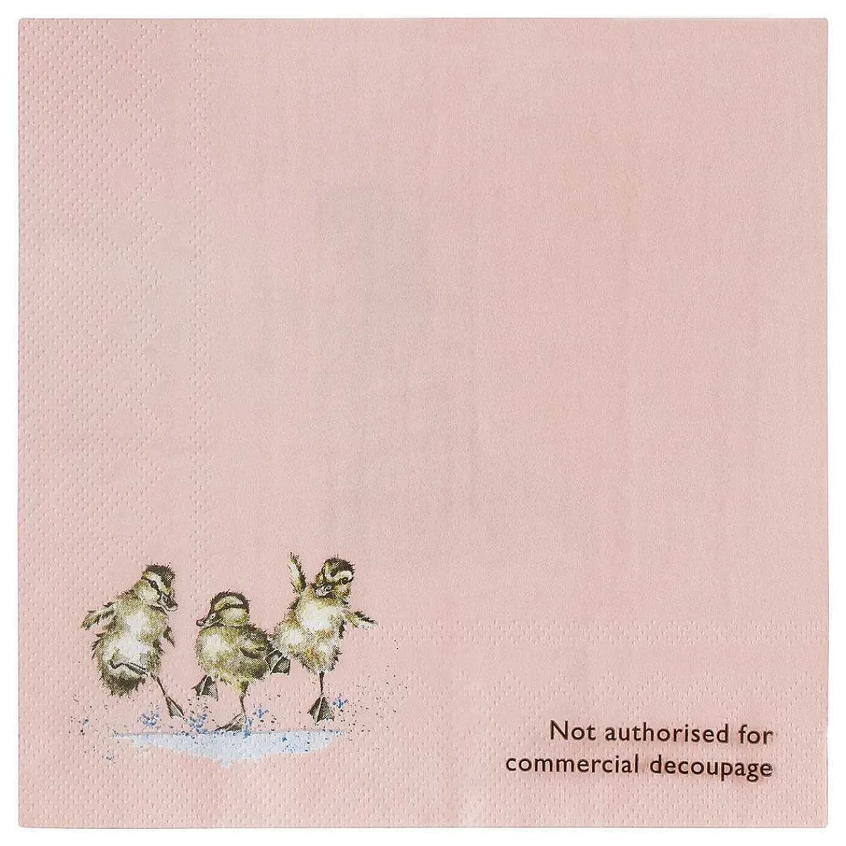Not A Daisy Goes By Duck Set Of 20 Lunch Napkins>Wrendale Cheap
