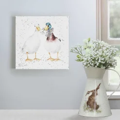 'Not A Daisy Goes By' Duck Small Canvas><noscript><img width=