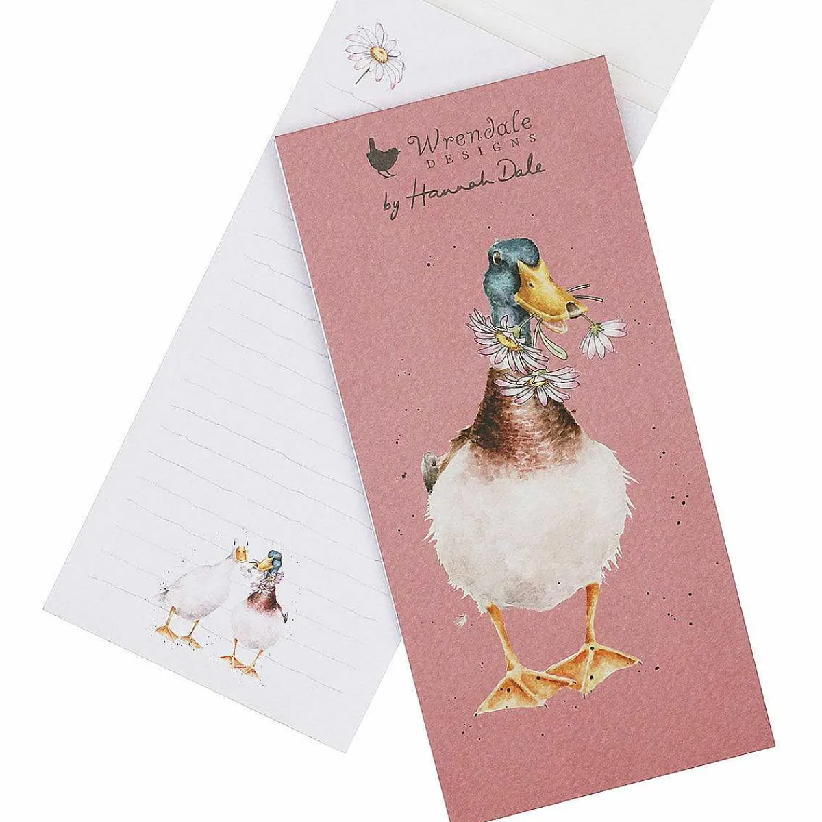'Not A Daisy Goes By' Duck Magnetic Shopping Pad>Wrendale Discount