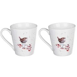 One Snowy Day 3 Piece Christmas Mug And Tray Set>Wrendale Outlet