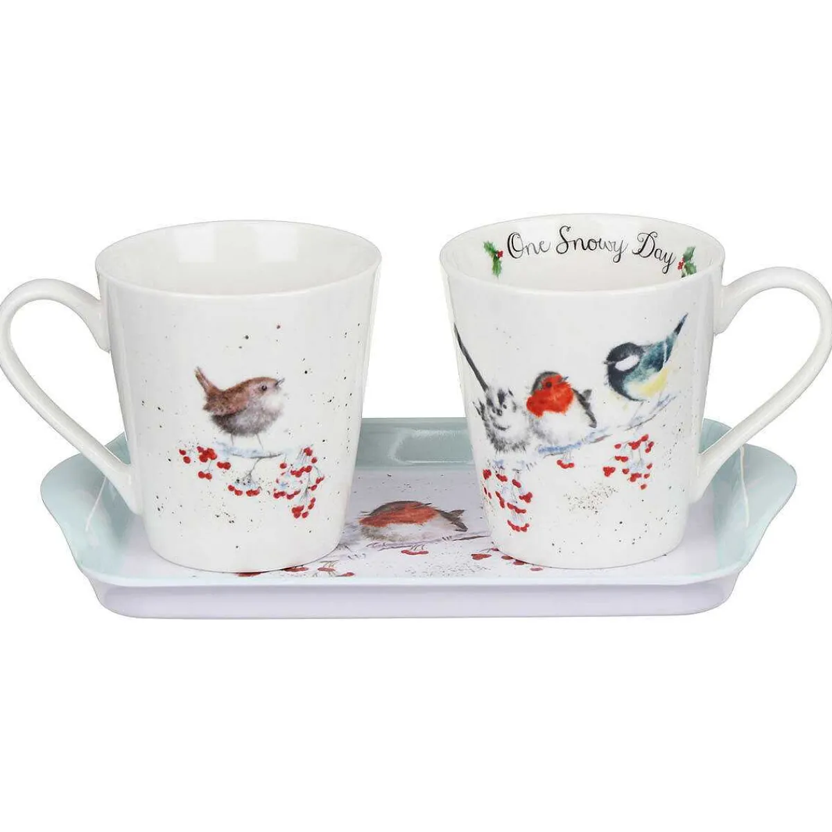 One Snowy Day 3 Piece Christmas Mug And Tray Set>Wrendale Outlet