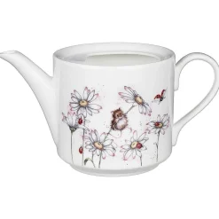 'Oops A Daisy' Mouse Tea Pot>Wrendale Best Sale