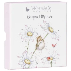 'Oops A Daisy' Mouse Compact Mirror>Wrendale Store