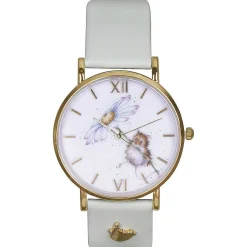 'Oops A Daisy' Mouse Leather Watch>Wrendale Store