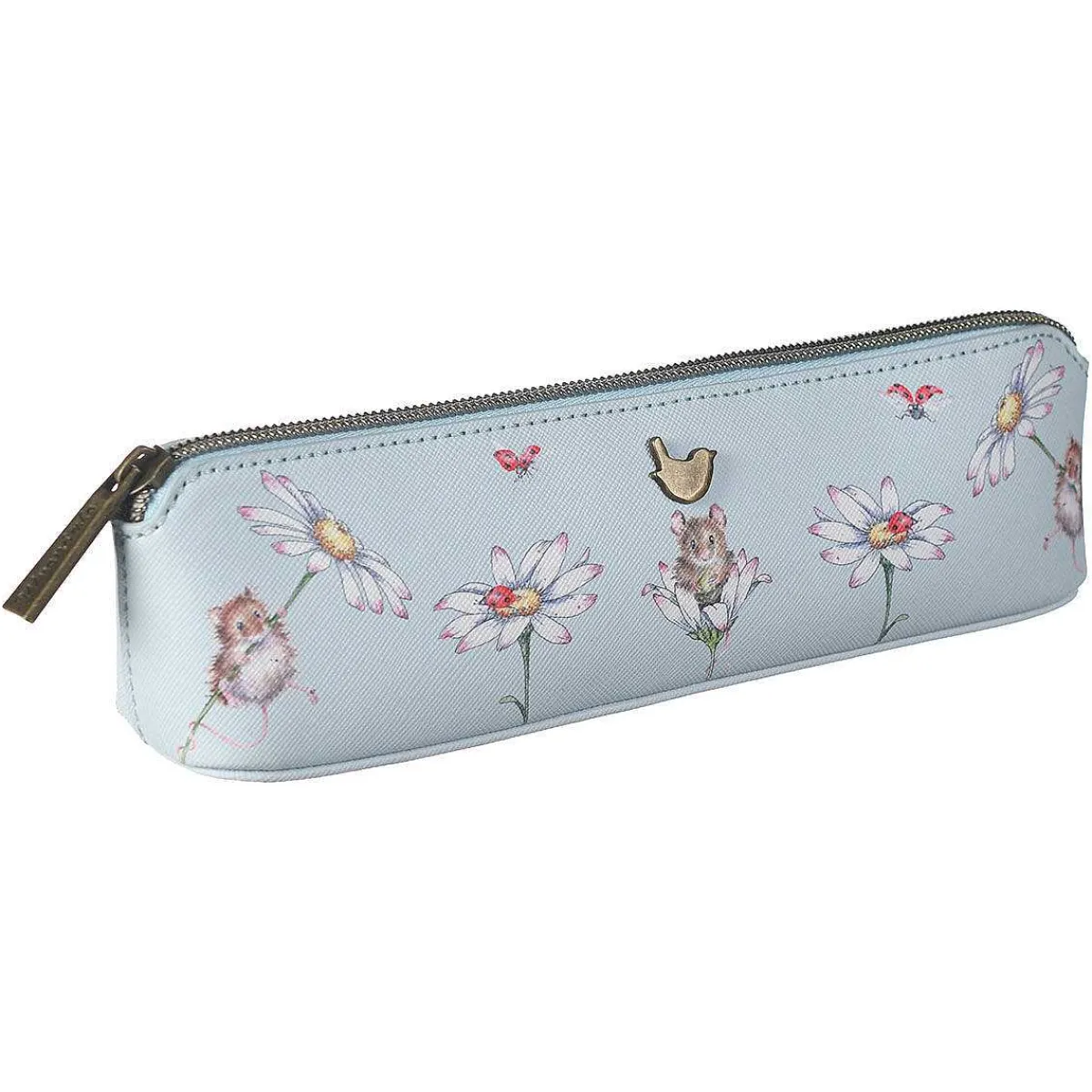 'Oops A Daisy' Mouse Pencil Case/Brush Bag>Wrendale Outlet