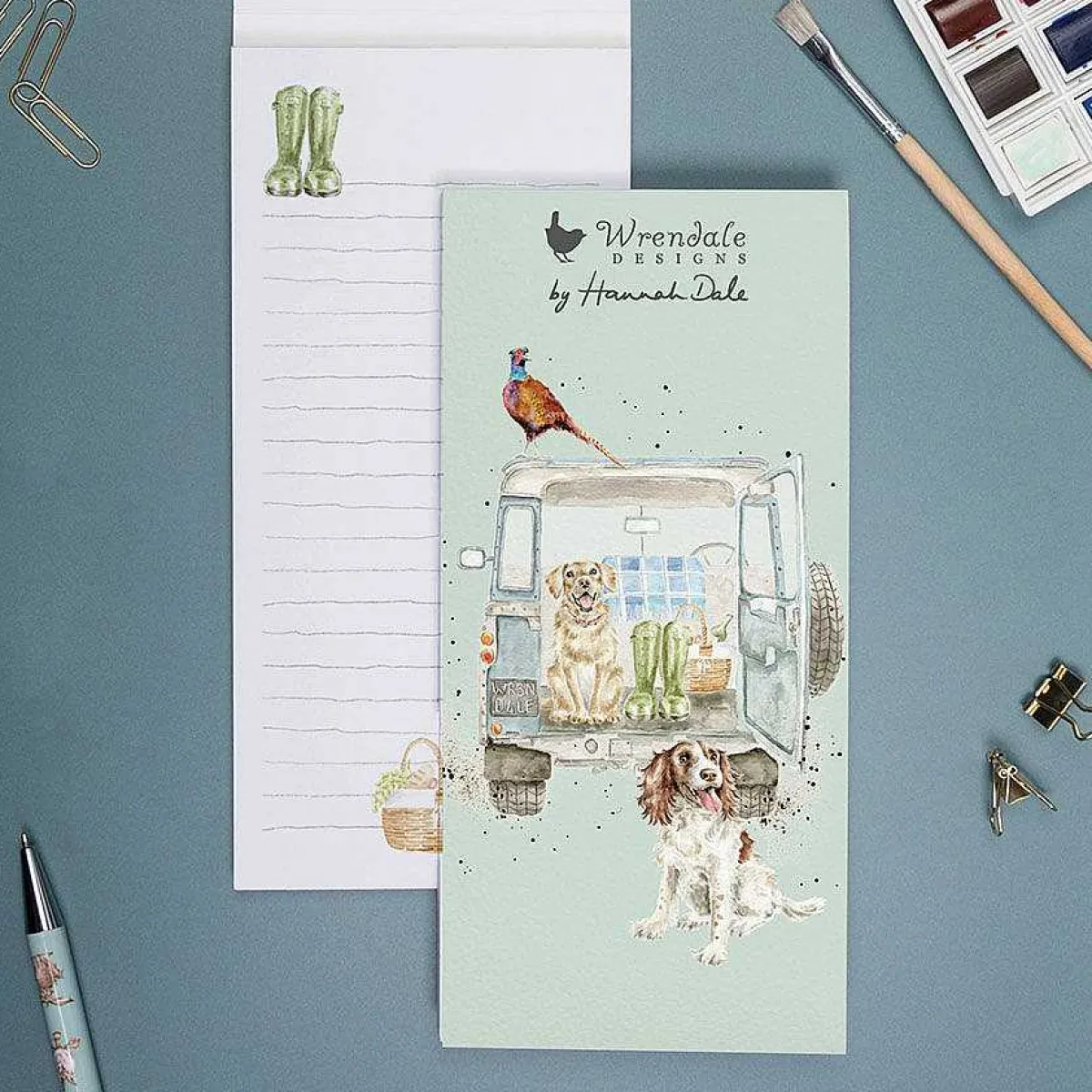 'Paws For A Picnic' Dog Magnetic Shopping Pad>Wrendale Store