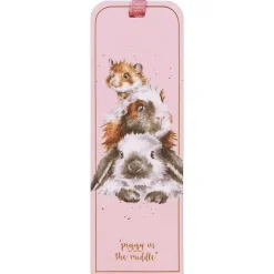 'Piggy In The Middle' Bookmark>Wrendale New